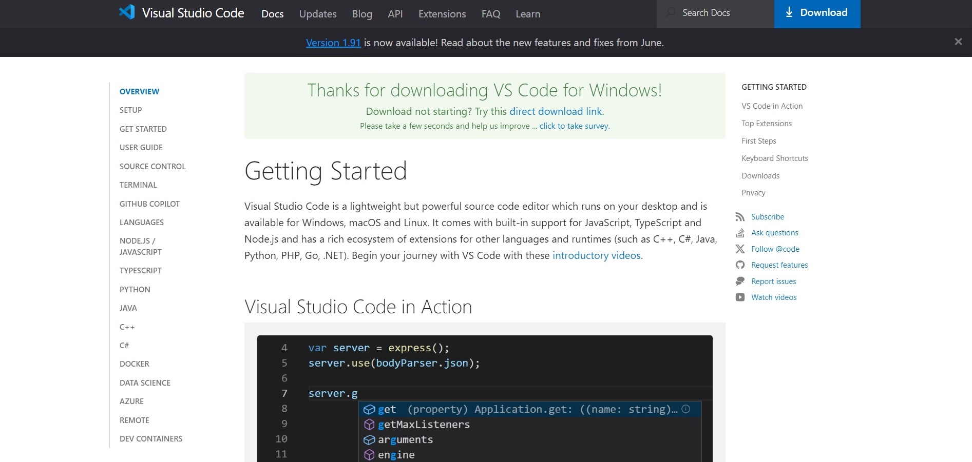 Visual Studio Code のダウンロード3